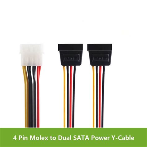 2018 New Style Atx Power Cable Pinout Custom Sata Power Cable Splitter Molex 4pin To Serial