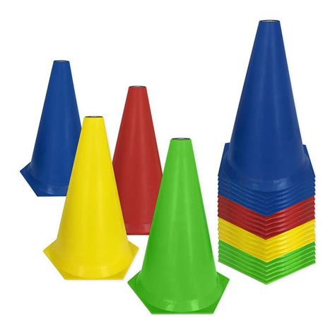 Cone De Marcação De Plástico Muvin 24cm Kit Com 24 Cone De