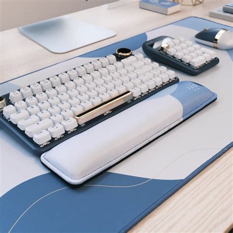 Azio Izo Keyboard Palm Rest Blue Ink Depot