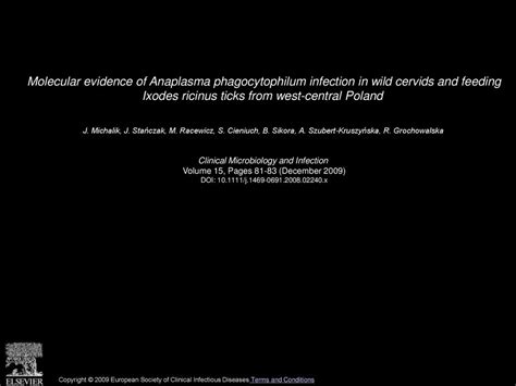 Molecular Evidence Of Anaplasma Phagocytophilum Infection In Wild