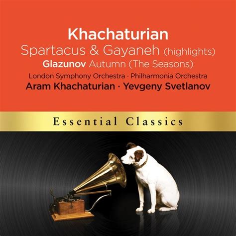 Khachaturian Spartacus Gayaneh Highlighs Glazunov Autumn CD