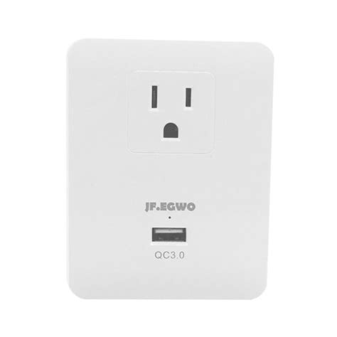 Wall Power Socket Qc30 Fast Charger 3pin Us Plug Socket Wall Charger Electrical Socket Lazada Ph