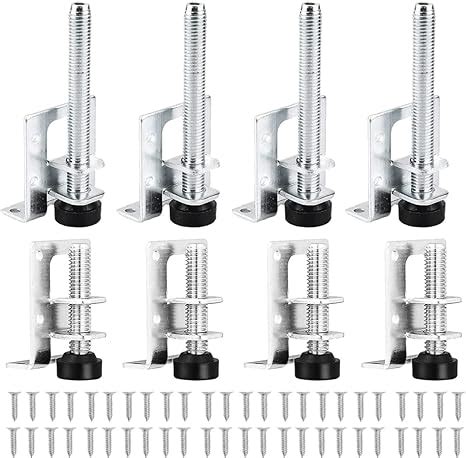Lizaty 8 Pièces Pieds de Nivellement Robustes Réglables Pieds de