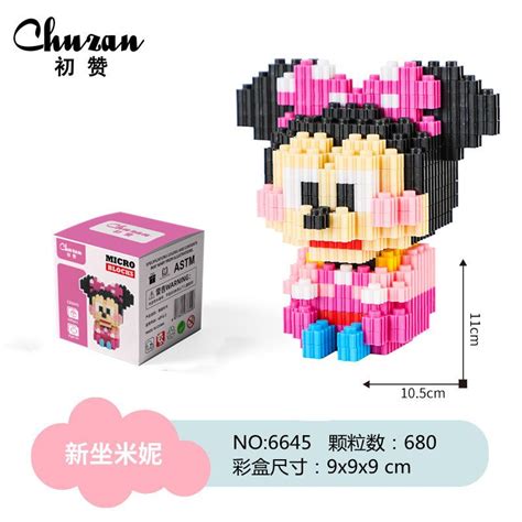 Jual Nano Block Baby Mickey Minnie Mouse Disney Series Mainan Building