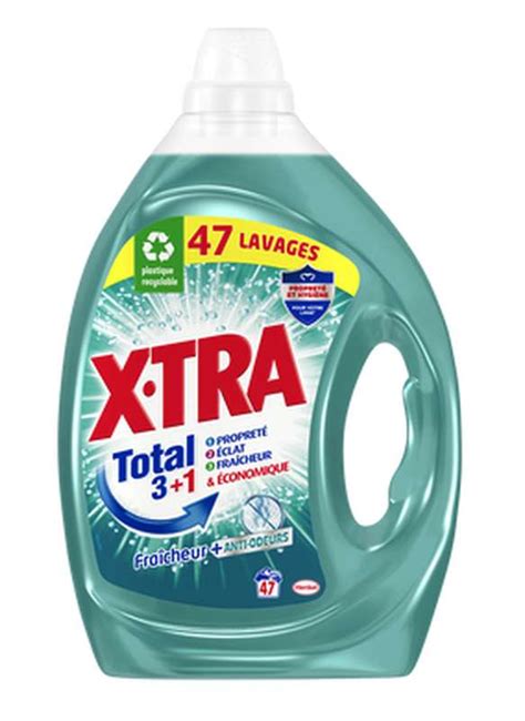 Lessive Liquide Total Fraicheur XTRA 47 Lavages 2 115 L La Belle