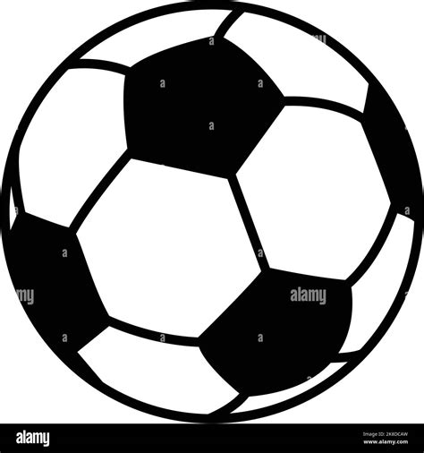 Soccer Ball Isolated On White Vector Isolated Soccer Ball Vector