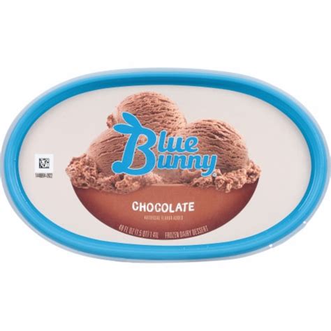 Blue Bunny Chocolate Frozen Dairy Dessert Tub Oz Kroger