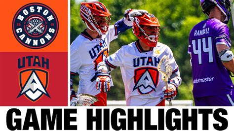 Boston Cannons Vs Utah Archers Highlights 2024 Premier Lacrosse