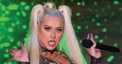 Christina Aguilera Sends Fans Into Frenzy With Totally See Through Bodysuit Mirror Online