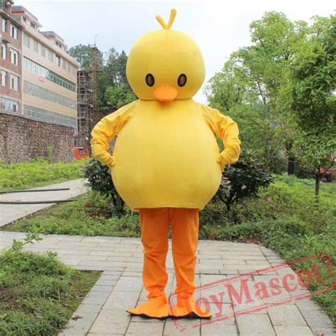 Yellow Duck Mascot Costume for Adult