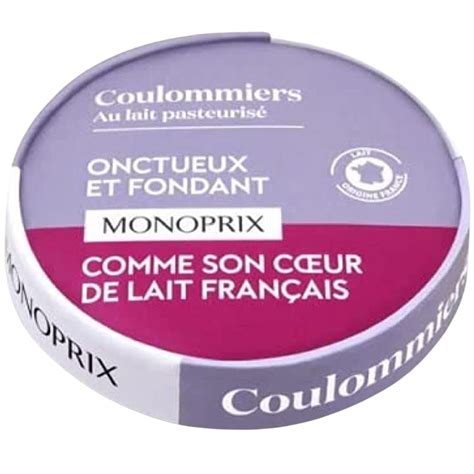 Monoprix Coulommiers Au Lait Pasteurise 350g Villa Market