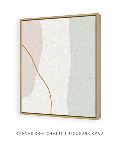 Quadro Decorativo Nuances Minimal Nude Quadrado