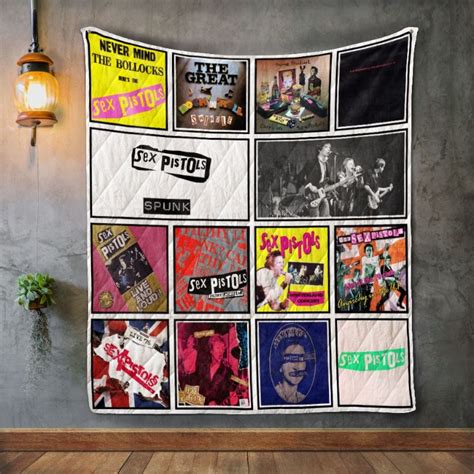 Sex Pistols Album Covers Quilt Blanket - Teeruto