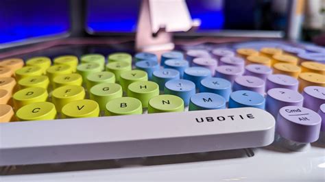 UBOTIE Bluetooth Keyboard Review: A Colorful “Ad”dition — Sypnotix