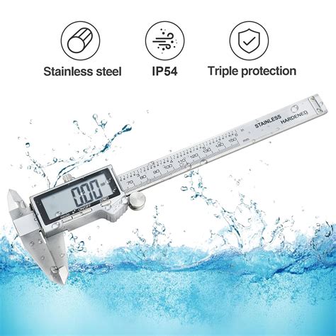 Snapklik Digital Caliper IP54 Waterproof Stainless Steel Caliper