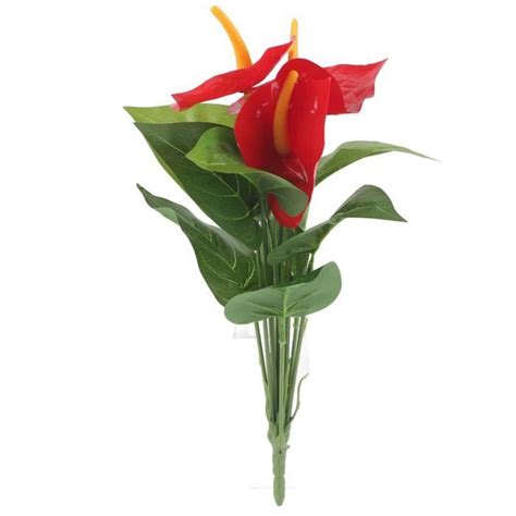 Bouquets De Faux Anthurium Fleurs Artificielle Pour D Coration De