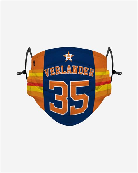 Justin Verlander Houston Astros Adjustable Face Cover FOCO