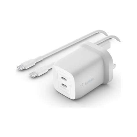 Chargeur Secteur Double Port Usb C Belkin