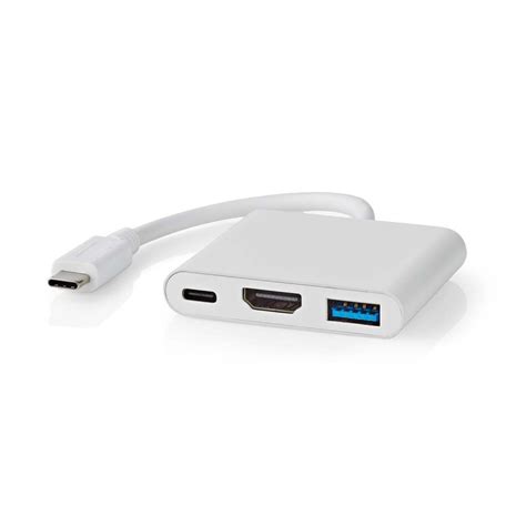 Adaptateur Multi Ports Usb Nedis Ccgb Wt