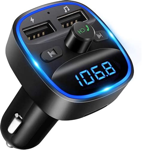 Lencent Bluetooth Fm Transmitter Auto Radio Adapter Bluetooth Transmitter Für Auto Radio