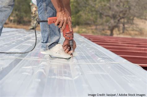 How to Screw Down a Metal Roof