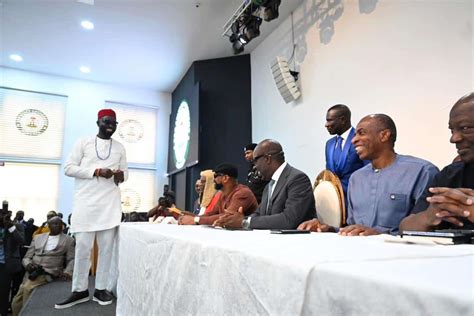 Photos Obaseki Present As Omobayo Takes Oath As New Edo Deputy Gov