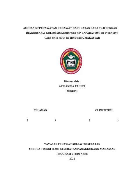Askep Ca Kolon Pdf