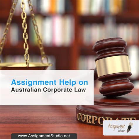 Get Corporate Law Assignment Help In Australia By Law Experts