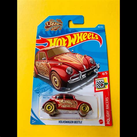 Jual Hotwheels Hot Wheels Volkswagen Beetle Coklat Holiday Racers Love Jakarta Selatan