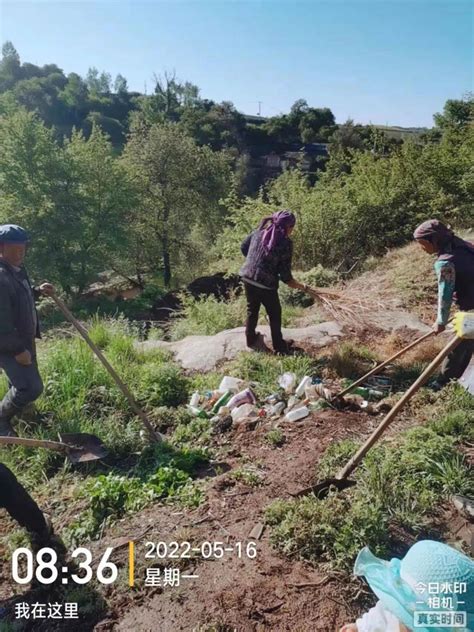 贵清山镇持续推进环境卫生整治，扮靓美丽乡村颜值群众垃圾宣传