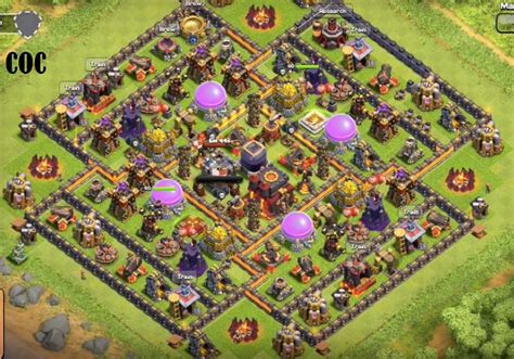 Best Farming Base Layout for Town Hall 10: TH inside - COC-Designs