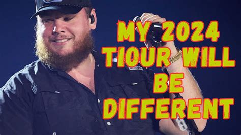 Luke Combs Unique Plan For His 2024 Tour Youtube