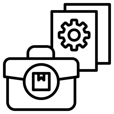 Product Portfolio icon line vector illustration 39886208 Vector Art at