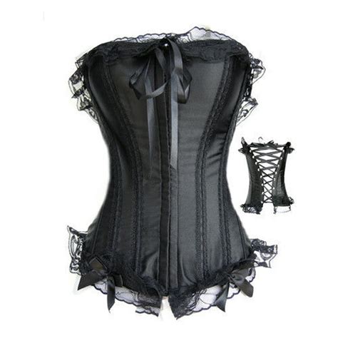 Burlesque Corset Tutu Elegant Corset Tops To Wear Out Steampunk Corset