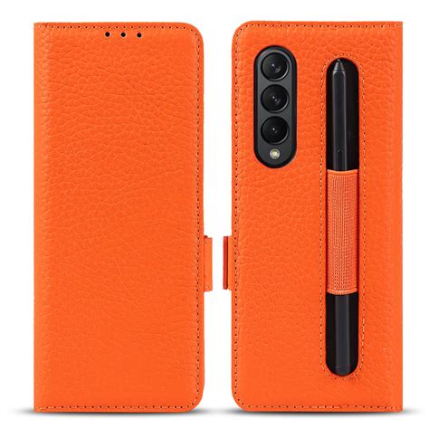 New Model Genuine Leather Samsung Galaxy Z Fold 3 Case Wallet With S Pen Colors Payhip