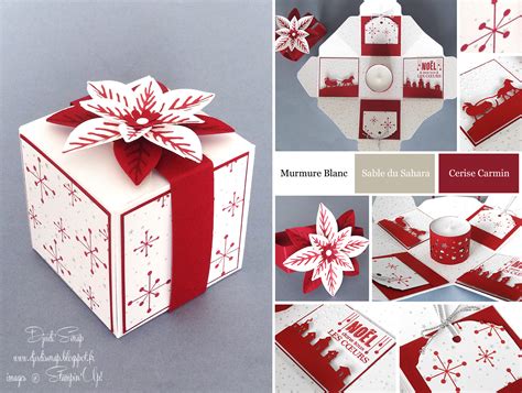 Tutoriel Boite Explosion No L Fleur Festive En Kit Djudi Scrap