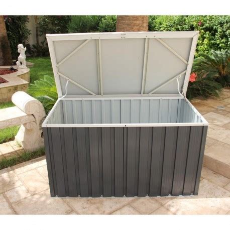 Coffre De Jardin En M Tal Anthracite L Duramax