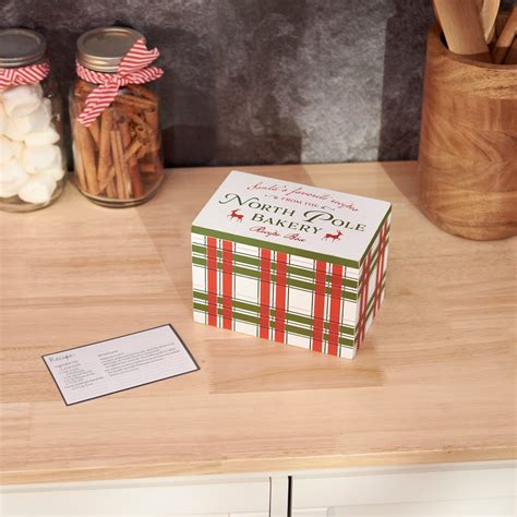 North Pole Bakery Recipe Box Primitives By Kathy