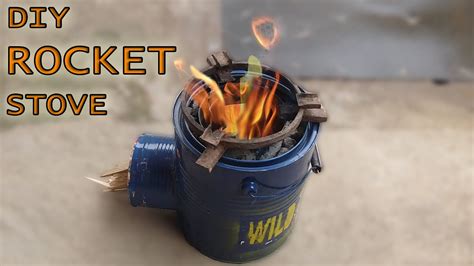 Homemade Tin Can Rocket Stove Diy Rocket Stove Best Ever Stove Make It Only In 30 Minutes