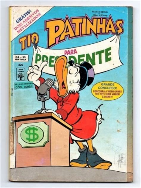 Hq Gibi Almanaque Do Tio Patinhas Nº 329 Editora Abril 1992 Casa