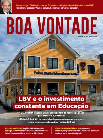 Edição 281 REVISTA BOA VONTADE