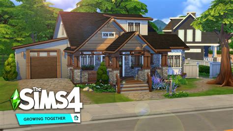 San Sequoia Craftsman The Sims Speed Build Growing Together Youtube