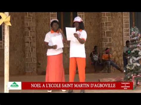 Noel Anticipe A L Ecole P Catholique Saint Martin D Agboville Youtube