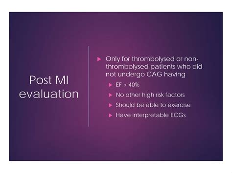 Exercise Electrocardiographic Testing Ppt