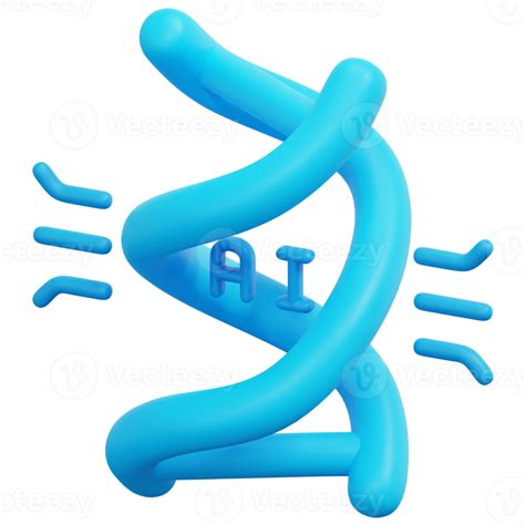 Dna 3d Render Icon Illustration 12628422 Png