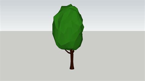 Leafy Tree Low Poly 03 3d Warehouse