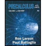 Precalculus With Limits Hs Th Edition Textbook Solutions Bartleby