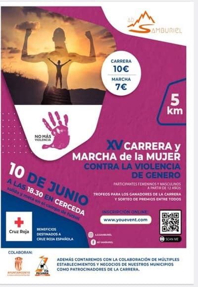 Xv Carrera De La Mujer Contra La Violencia De G Nero De Cerceda En