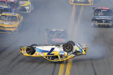 Regan Smith Flips during Xfinity NASCAR Race - NBC News