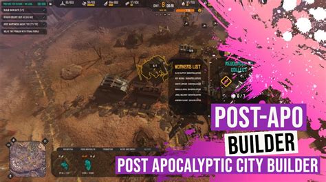 Post Apo Builder Complete Demo Gameplay On Steam Post Apocalyptic City